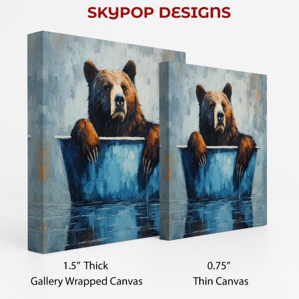 Bear Bath Time Art