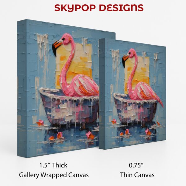 Flamingo Spa Day Art