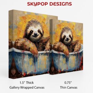 Sloth Bath Art