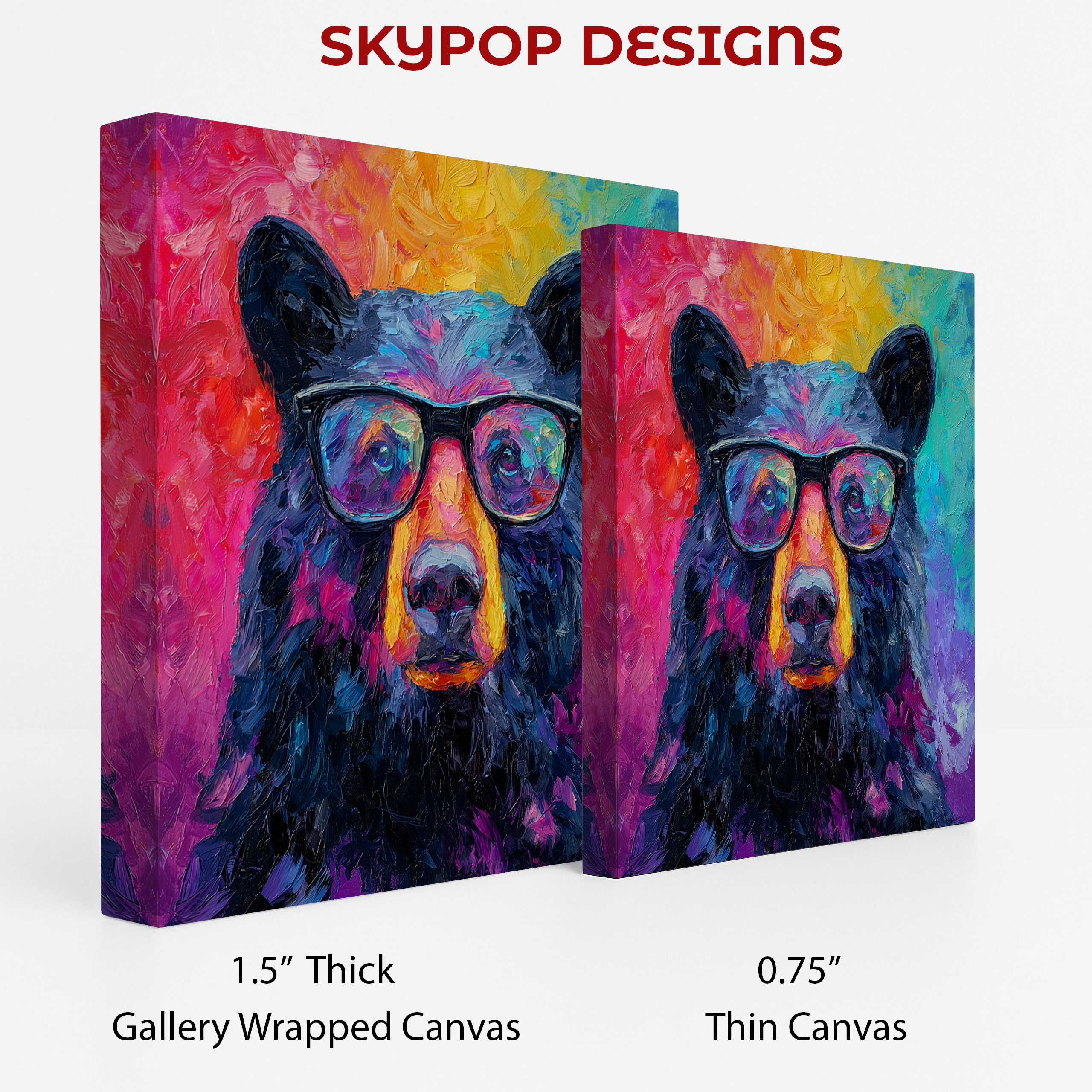 2.jpg Hipster Bear Art
