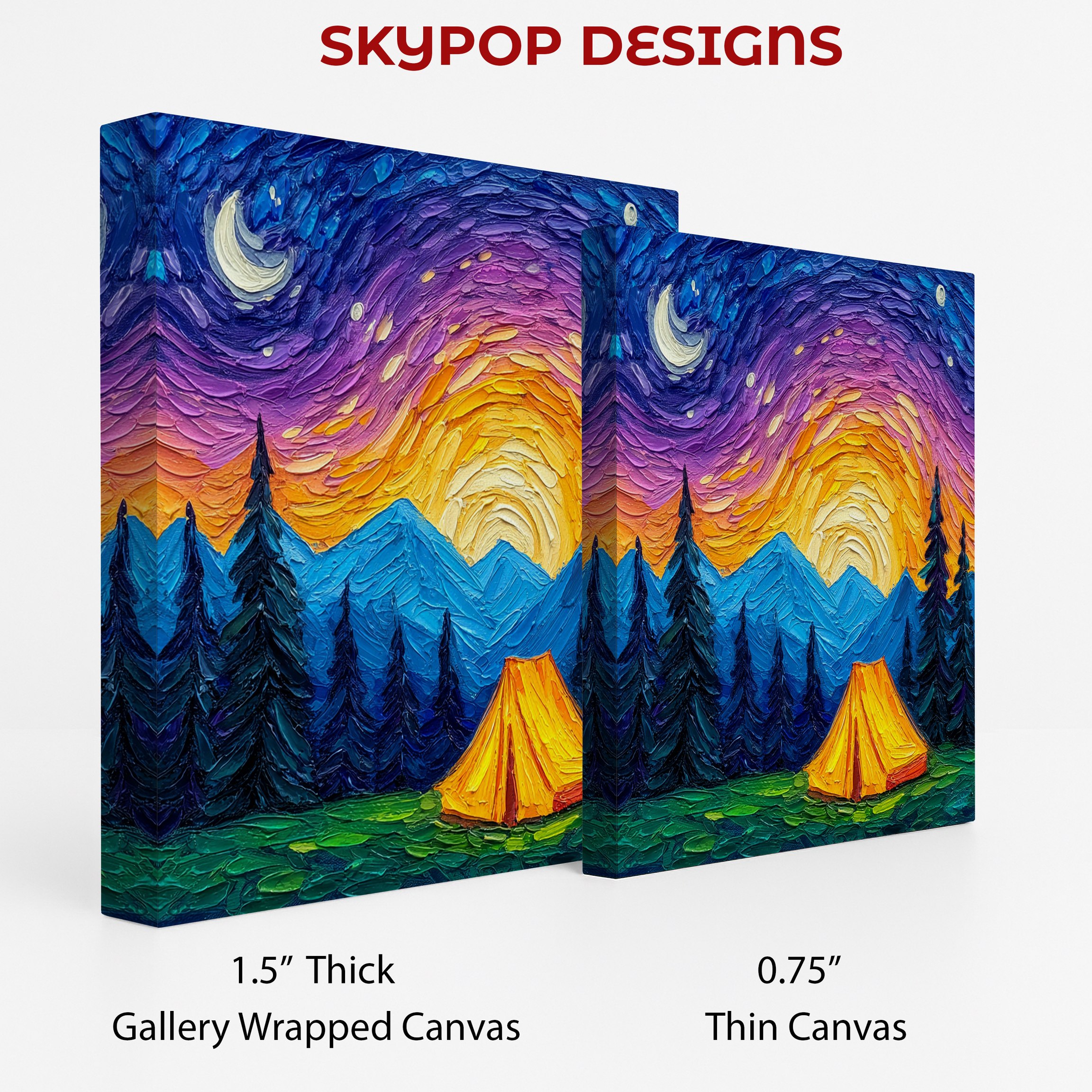 2.jpg Starry Night Camping Art