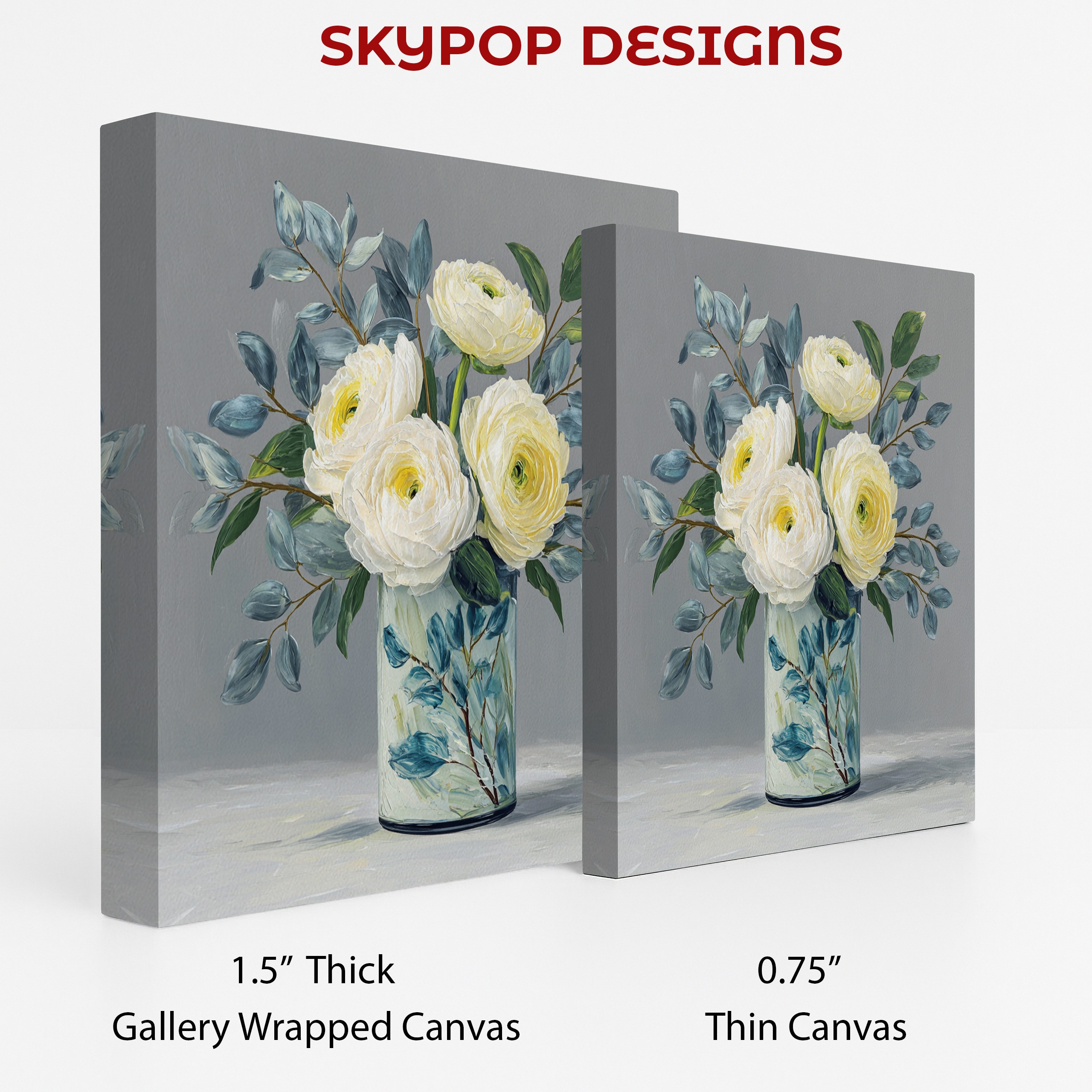 2.jpg White Ranunculus Bouquet Art