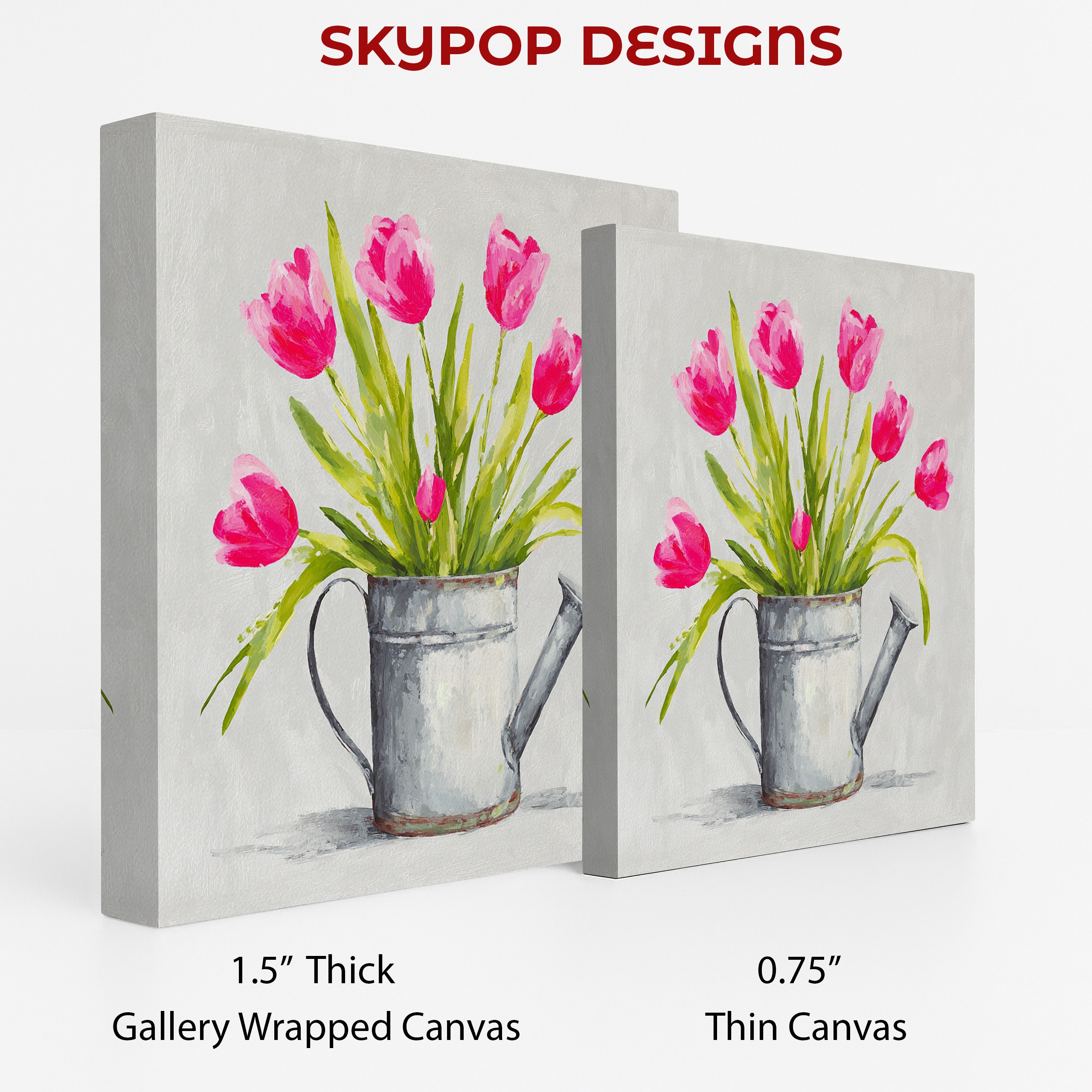2.jpg Tulip Watering Can Art