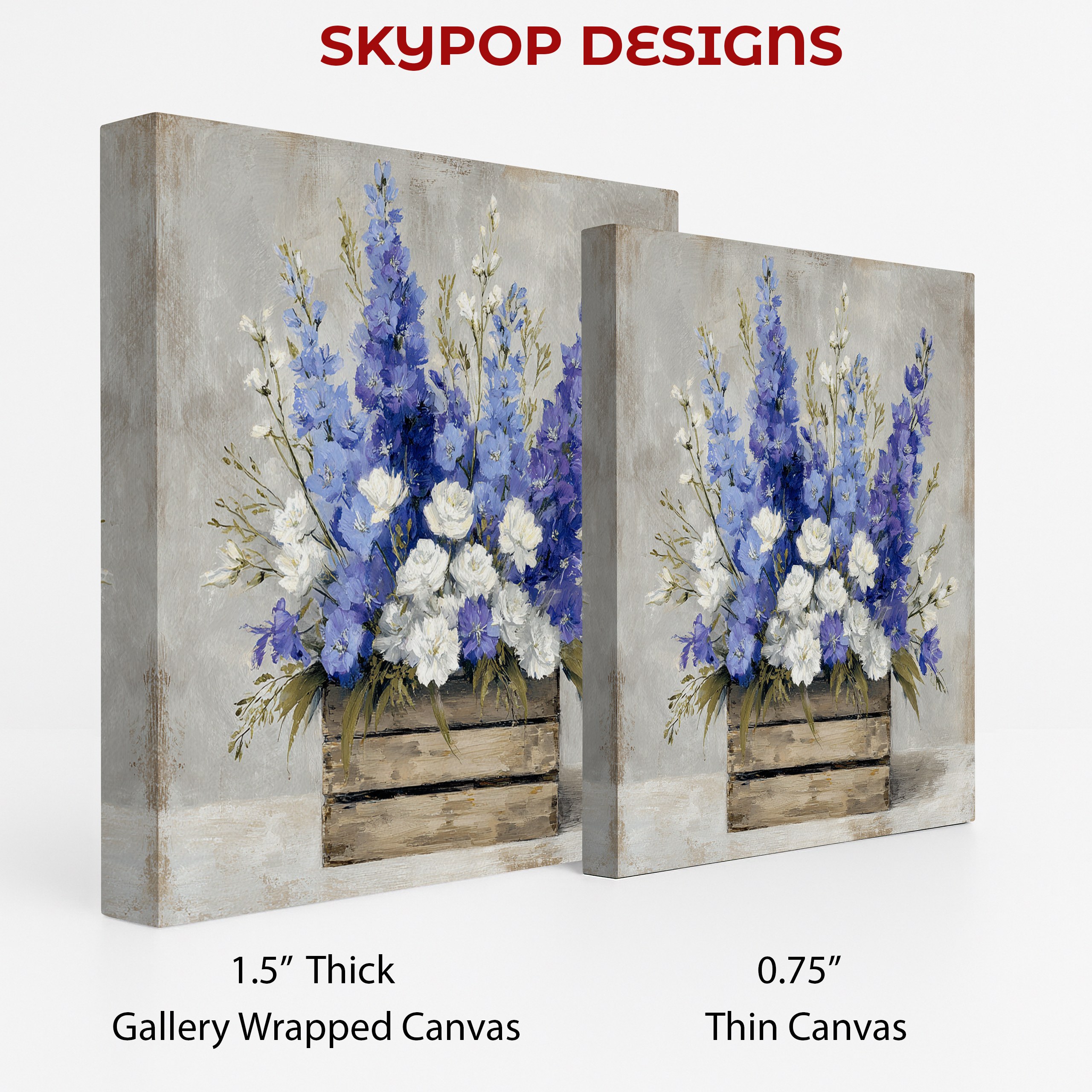 2.jpg Blue Delphinium Art