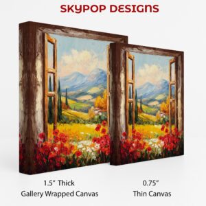 Tuscan Window View Art