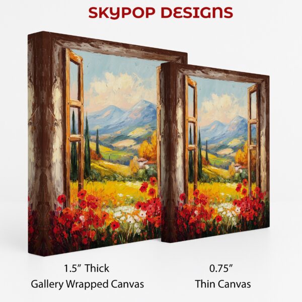 Tuscan Window View Art