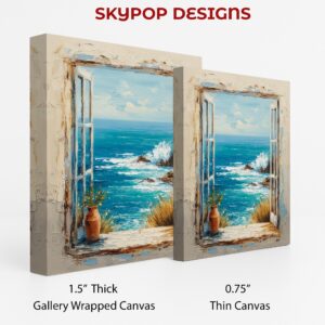 Coastal Window View Art