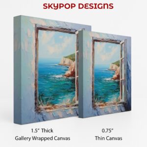 Coastal Window View Art