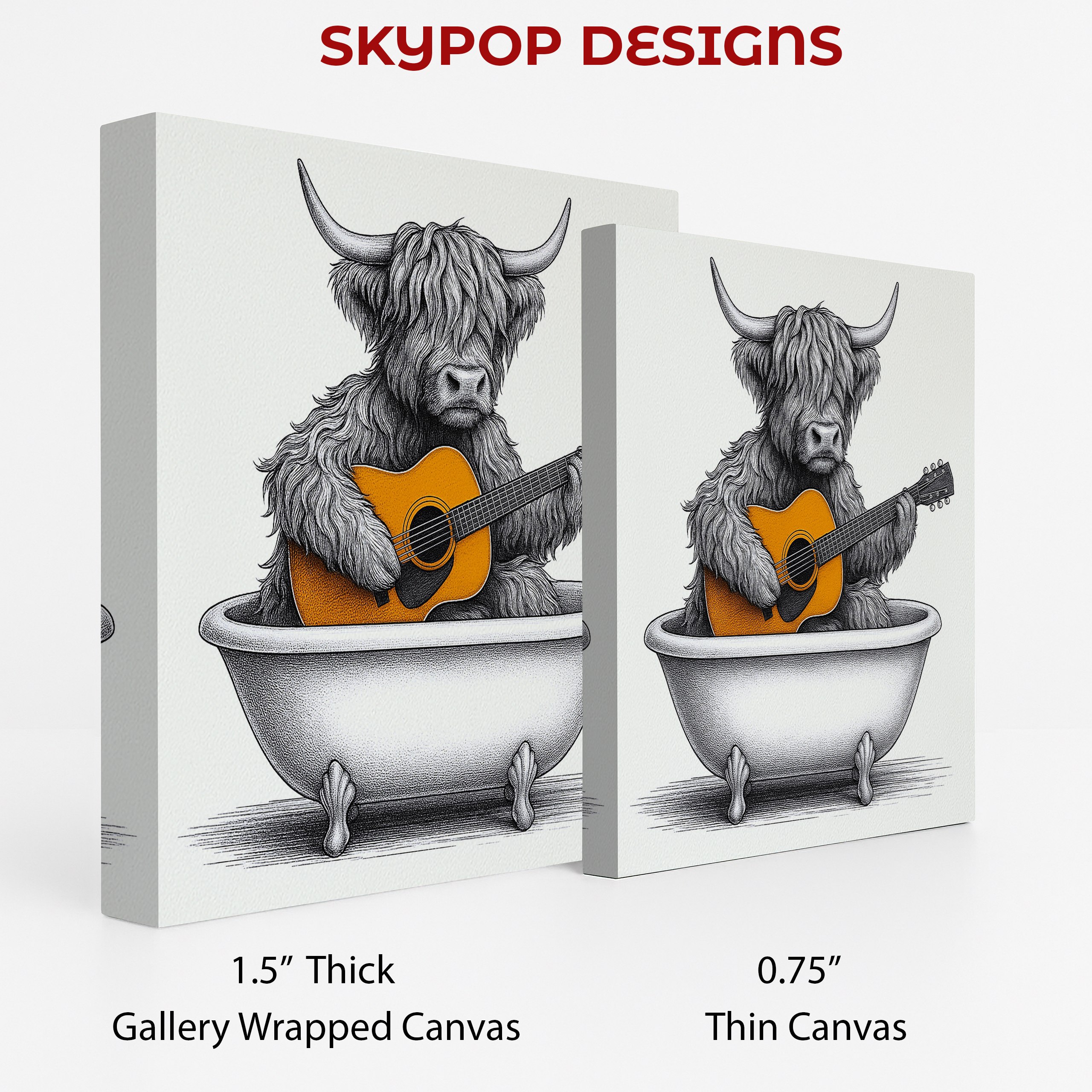2.jpg Highland Cow Art