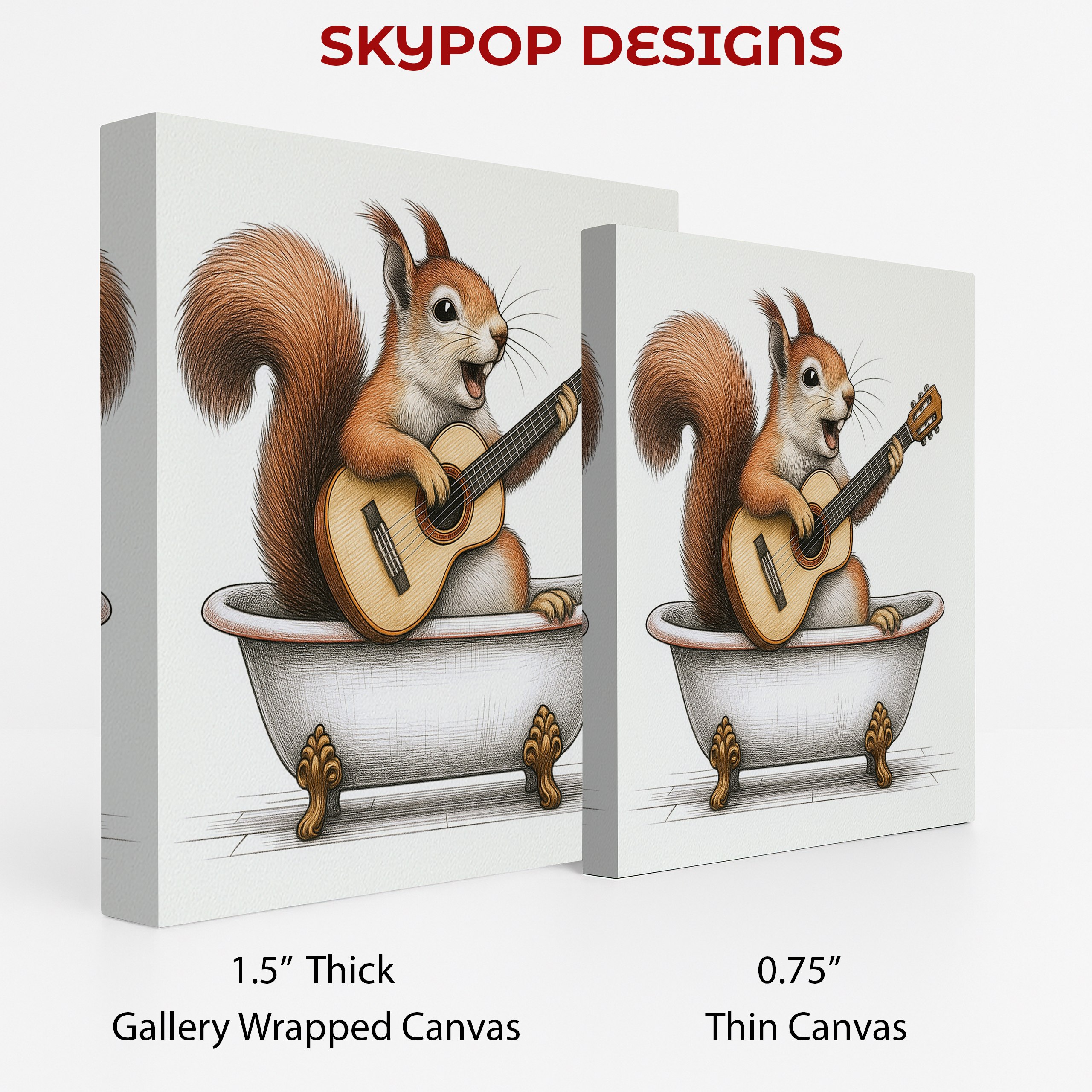 2.jpg Squirrel Guitar Art