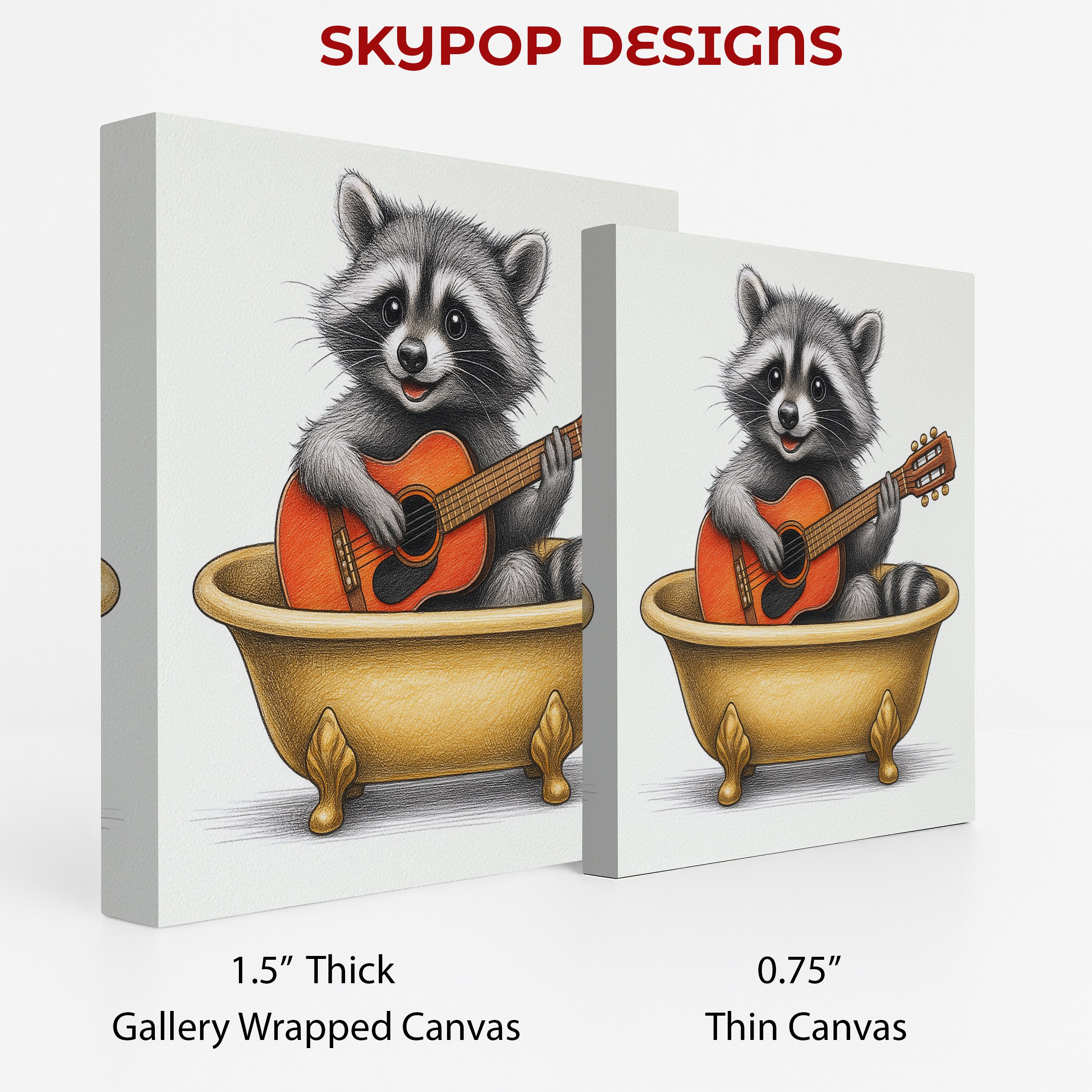 2.jpg Raccoon Guitar Art