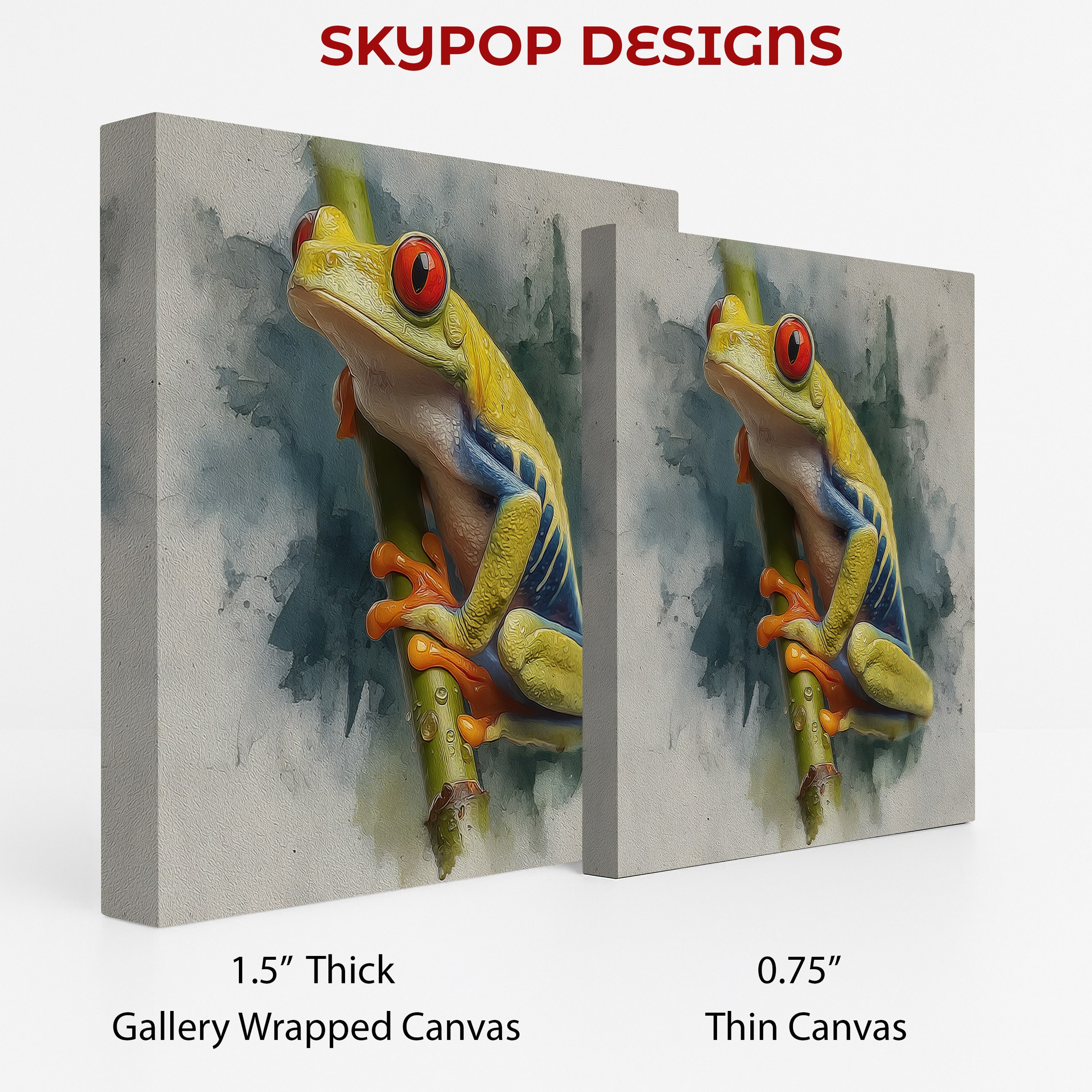 2.jpg Red-Eyed Tree Frog Art