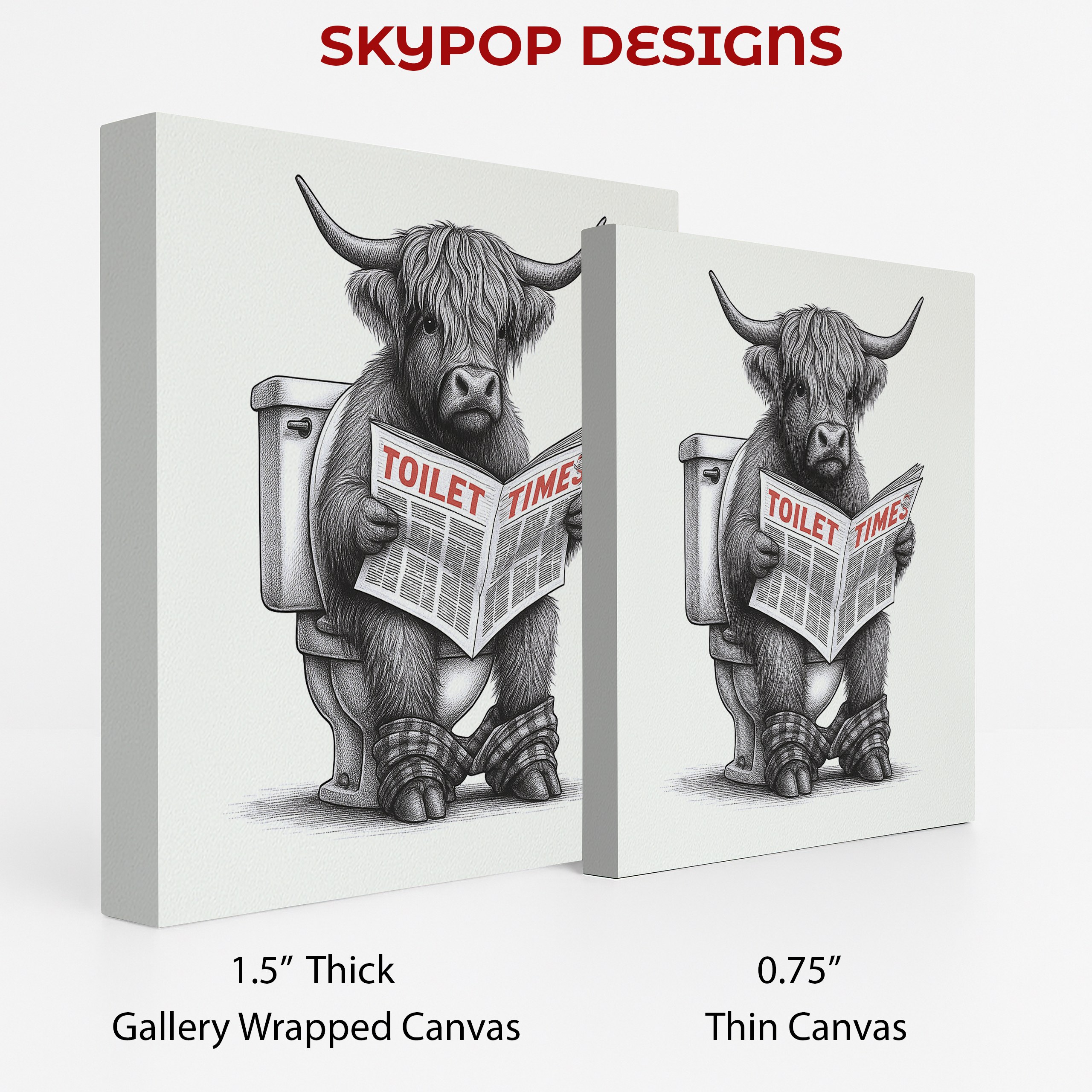 2.jpg Highland Cow Art