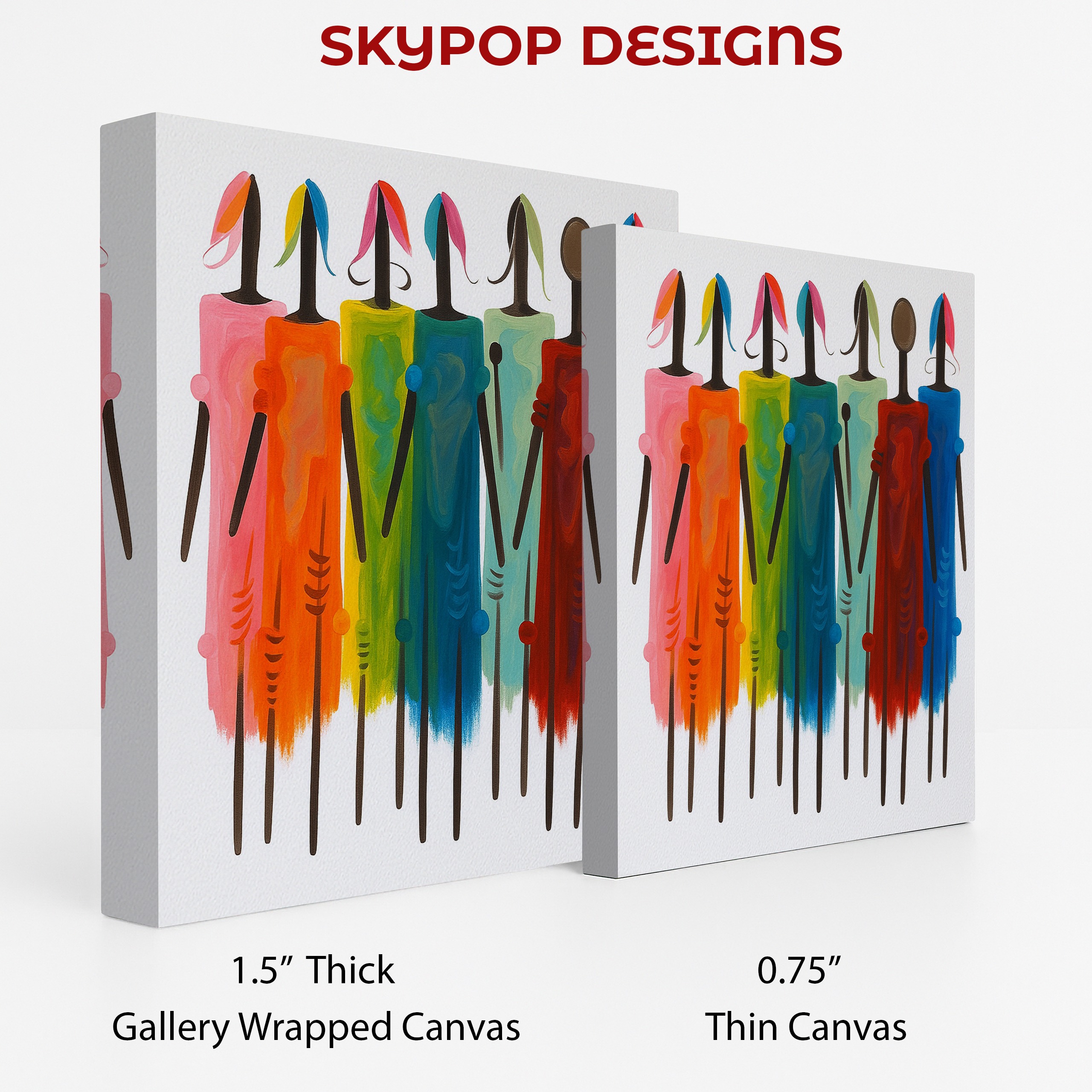 2.jpg Colorful Figures Art