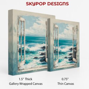 Ocean Window View Art