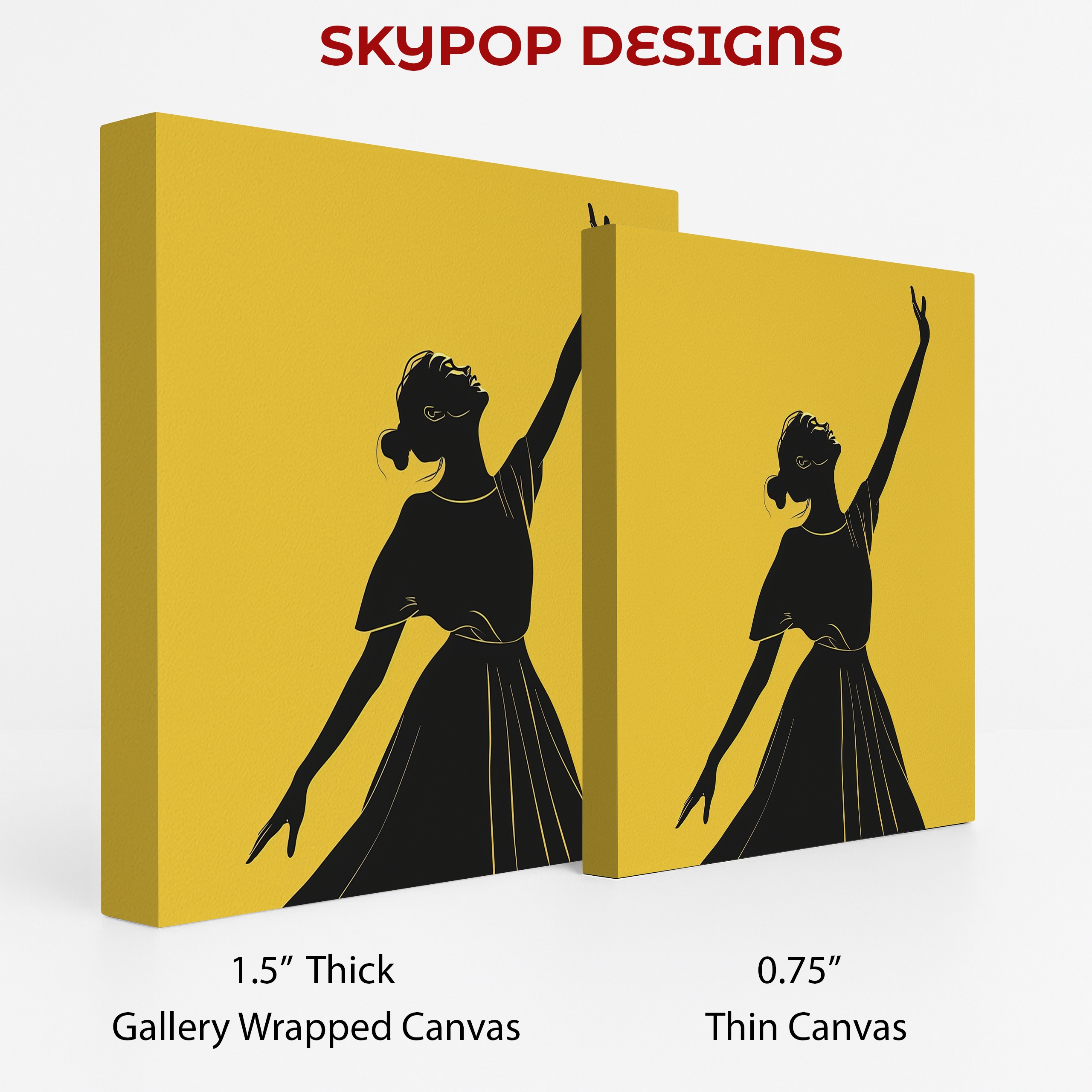 2.jpg Joyful Dancer Silhouette Art