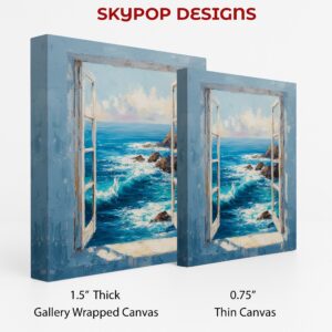 Ocean View Window Art