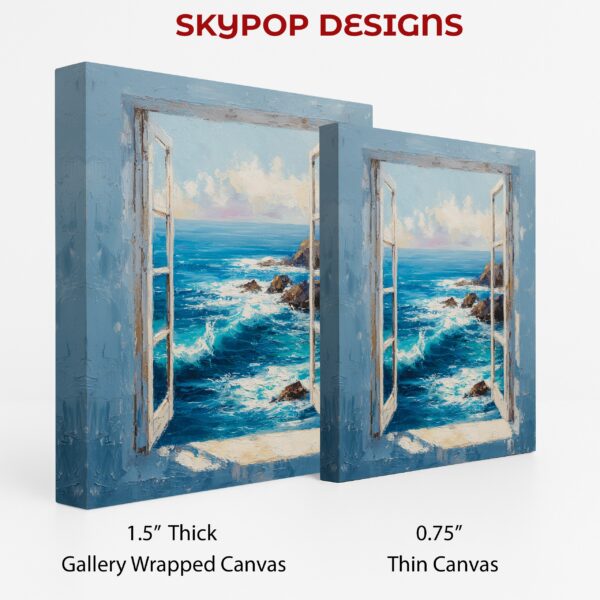 Ocean View Window Art