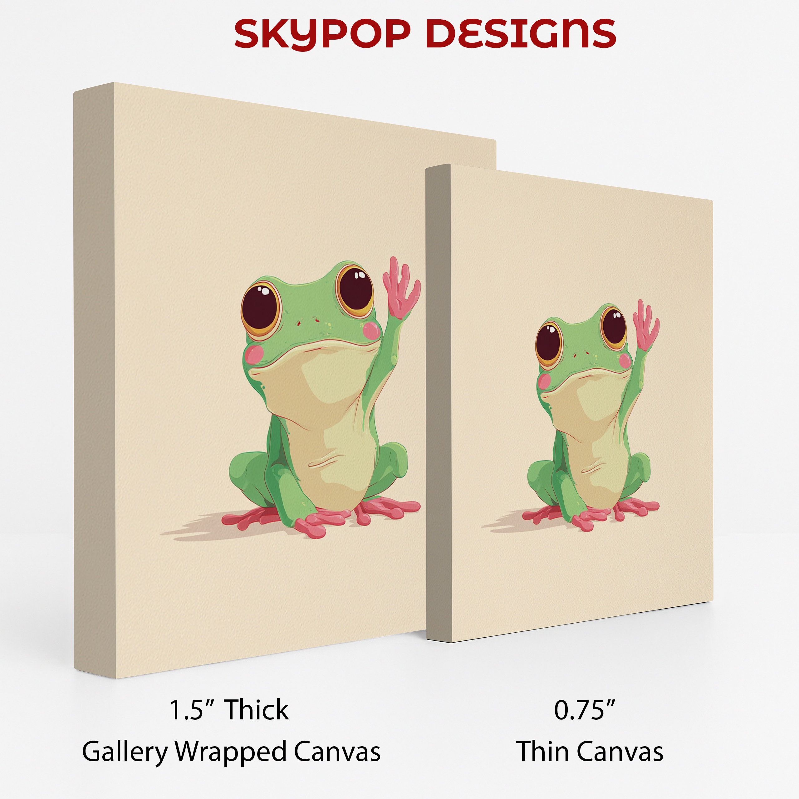 2.jpg Waving Frog Art