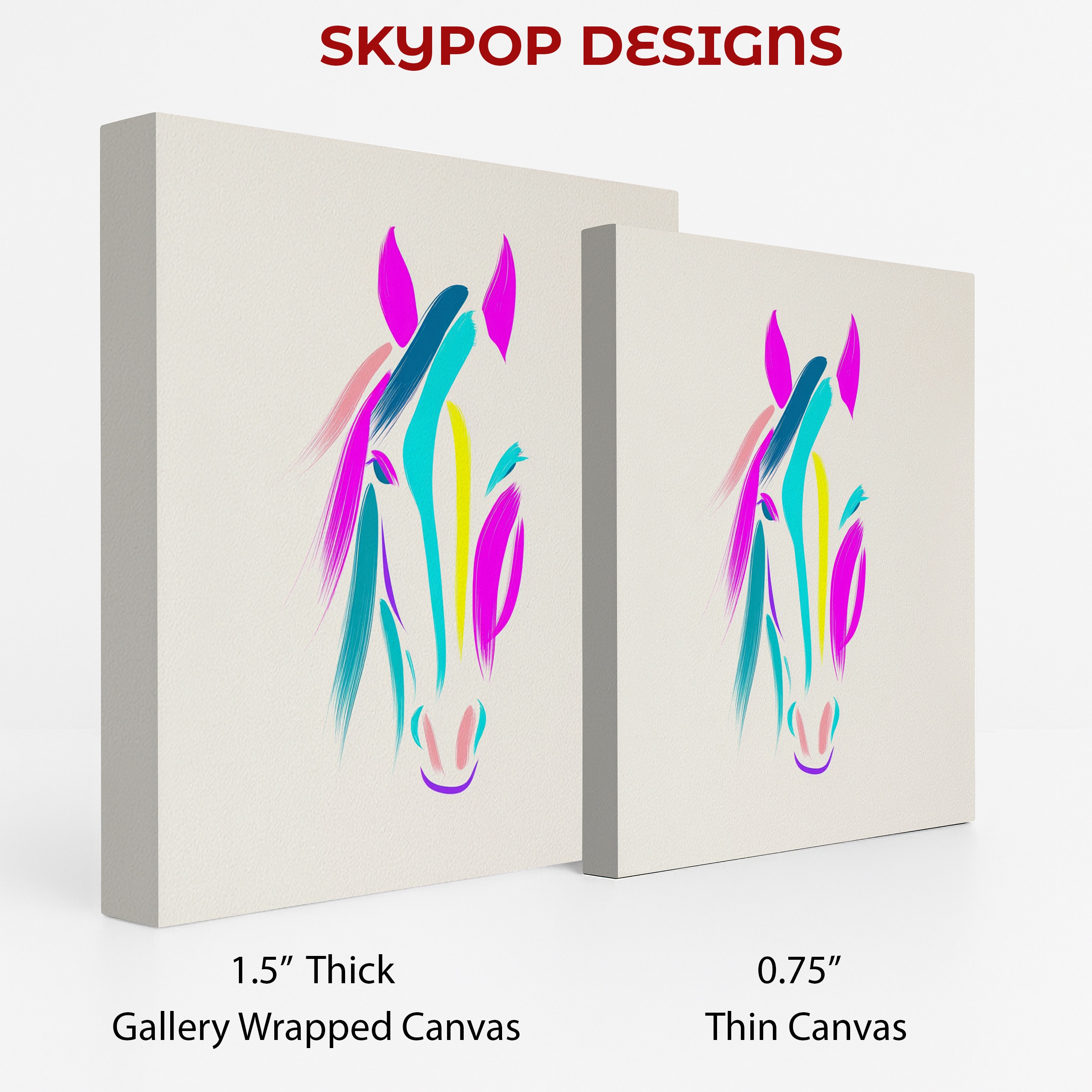 2.jpg Colorful Horse Art
