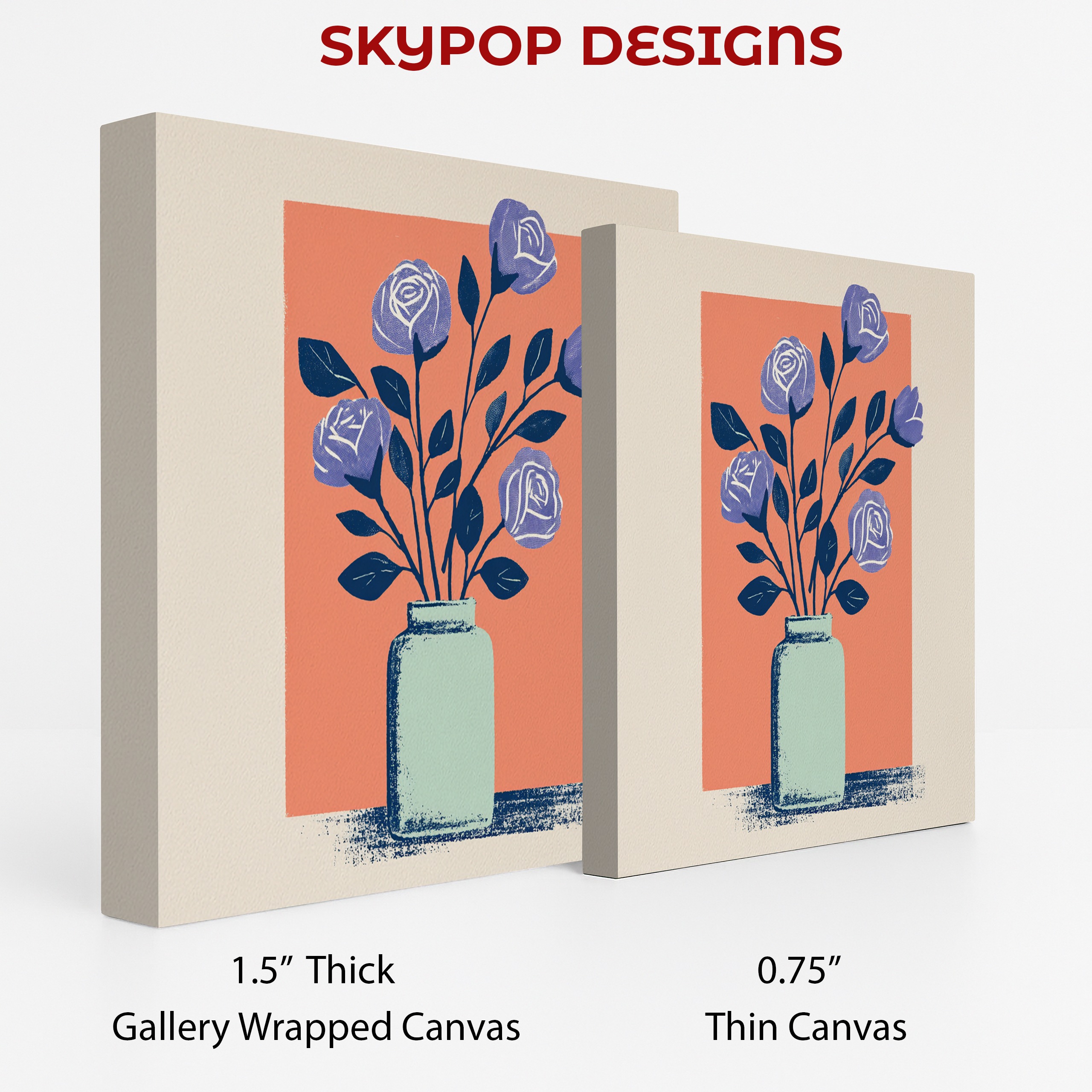 2.jpg Retro Rose Vase Art