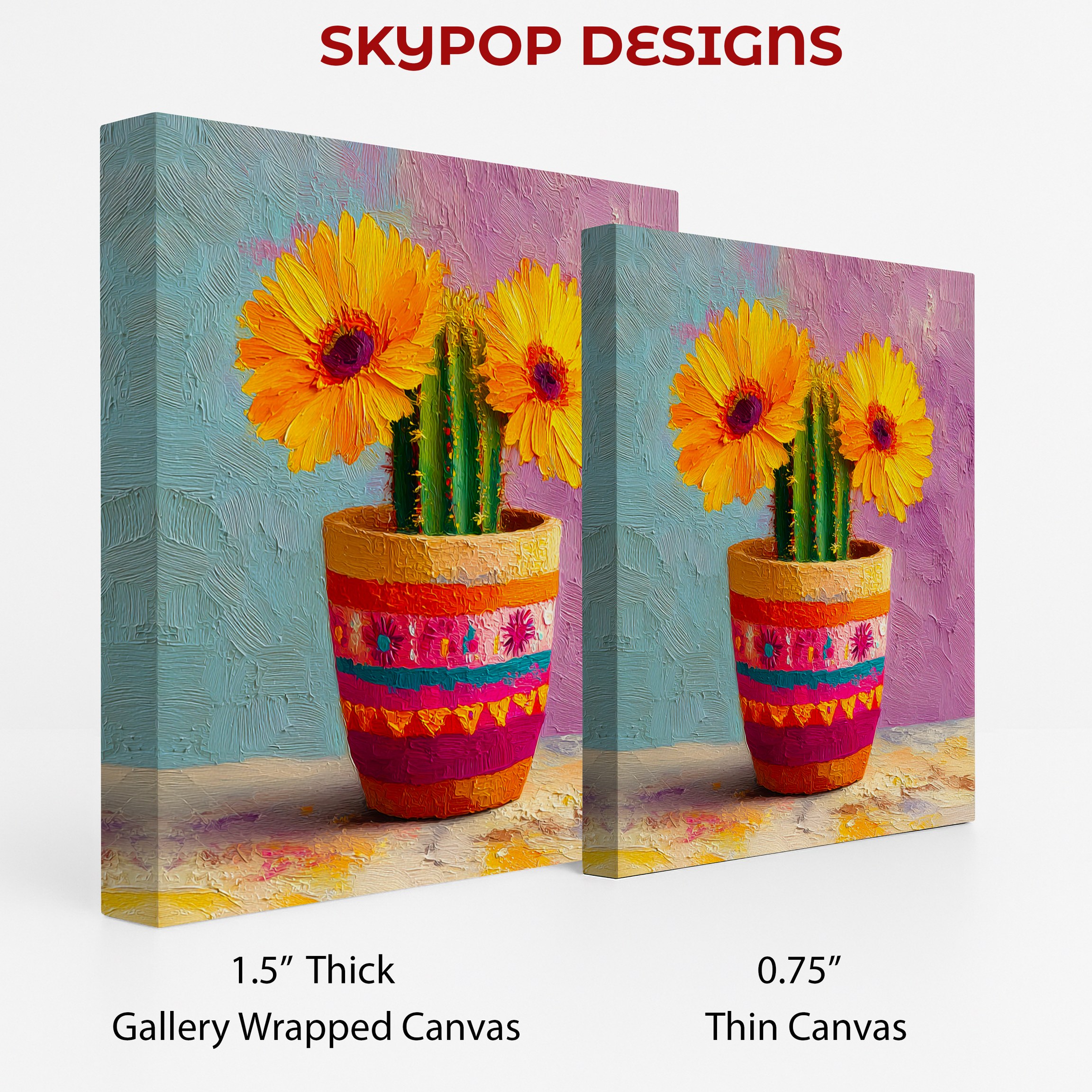 2.jpg Sunflower Cactus Art