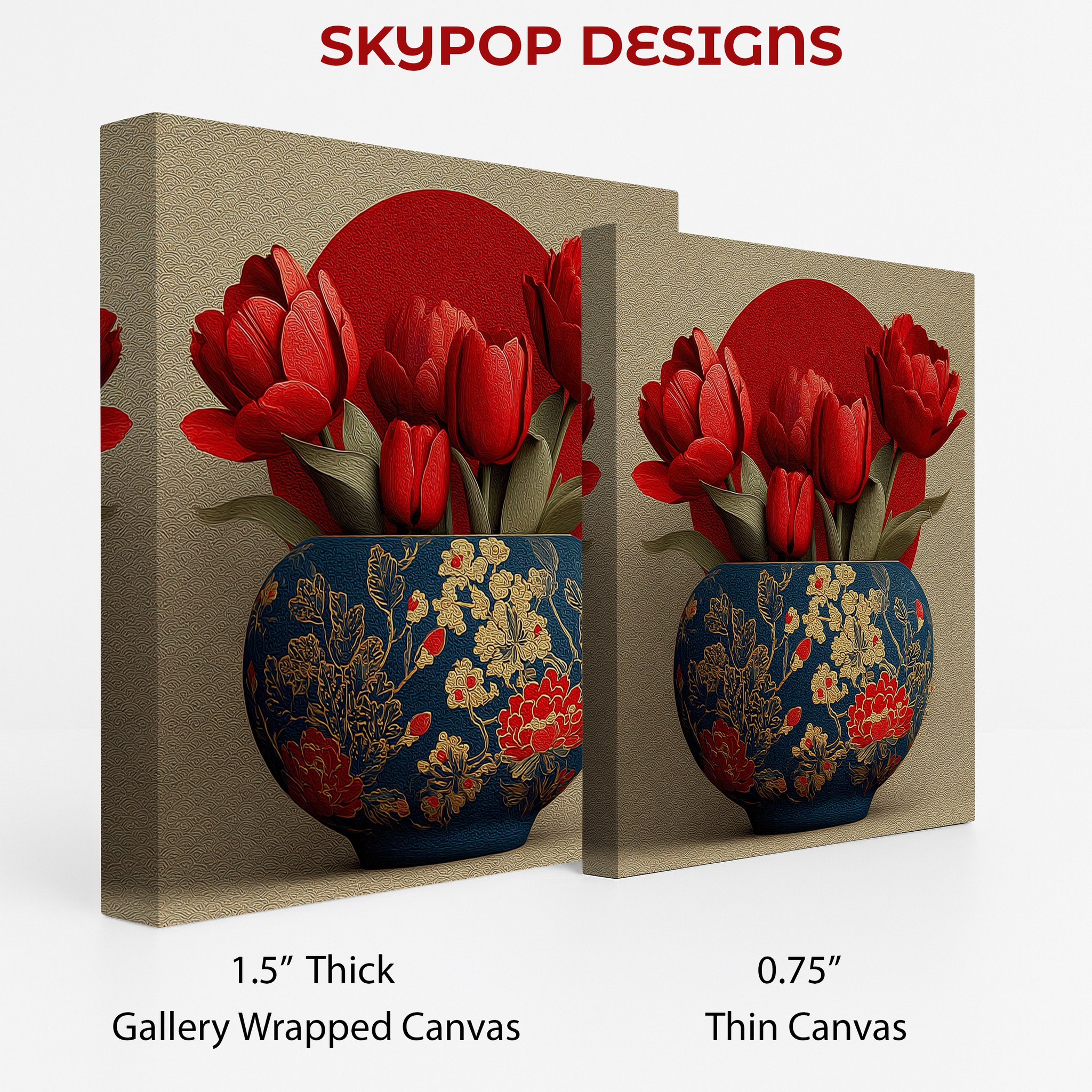 2.jpg Red Tulips Art