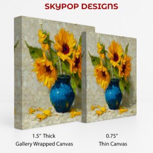 Sunflower Vase Art