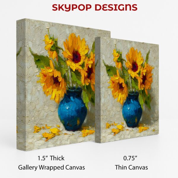 Sunflower Vase Art