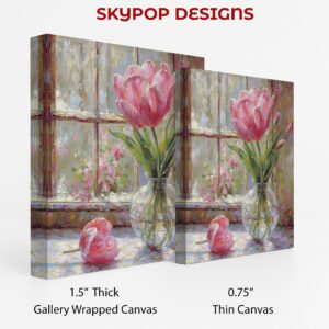 Pink Tulip Art