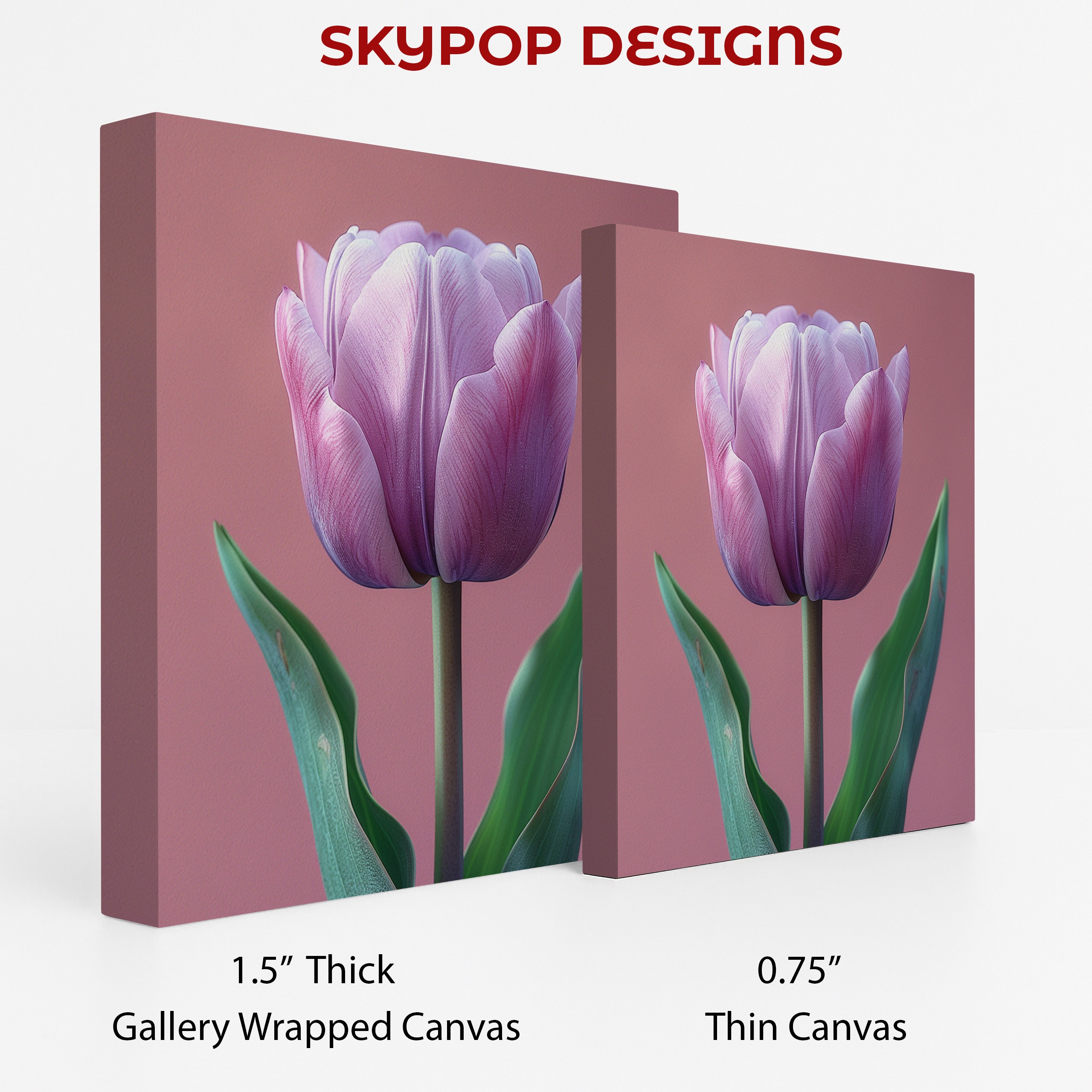 2.jpg Purple Tulip Art