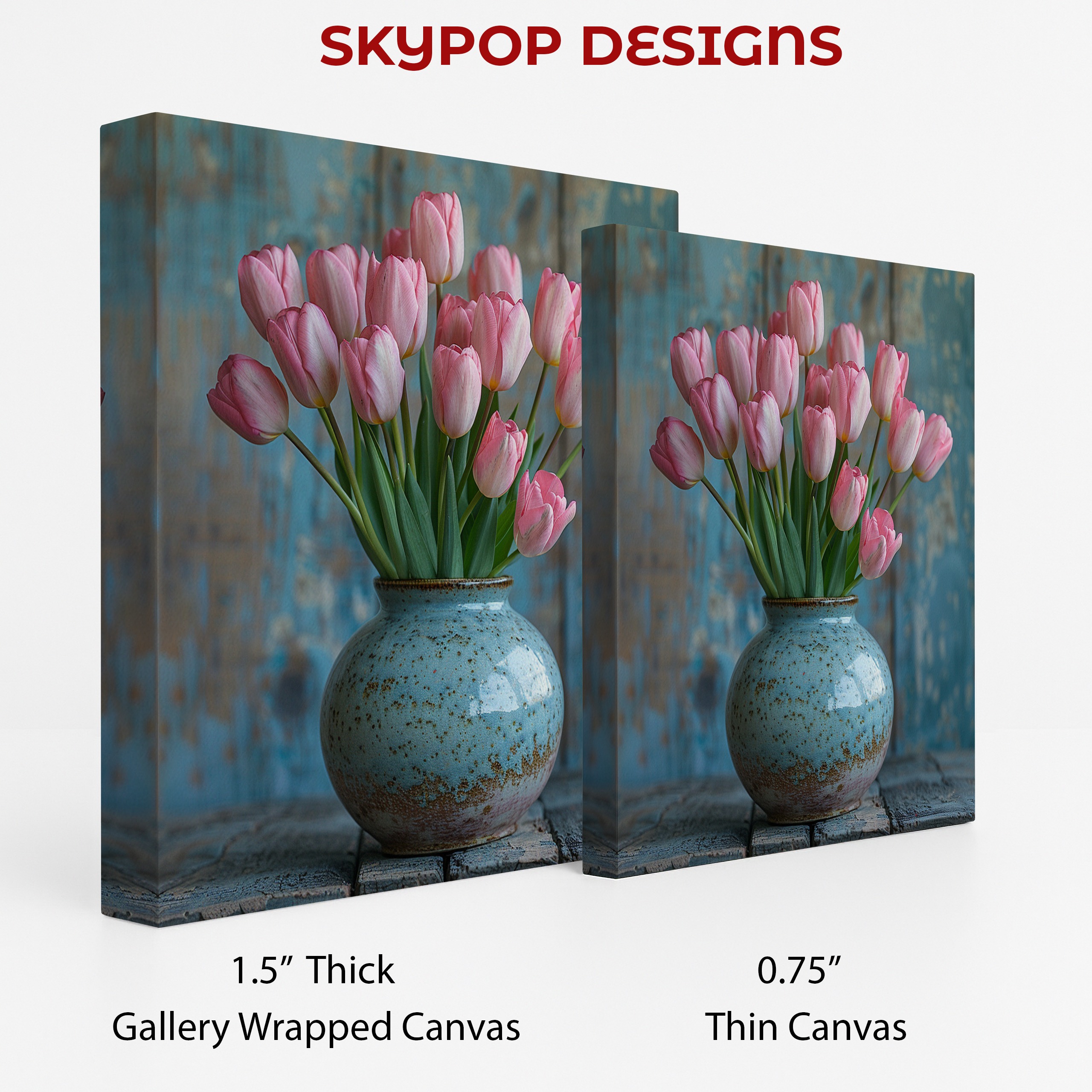 2.jpg Pink Tulip Bouquet Art