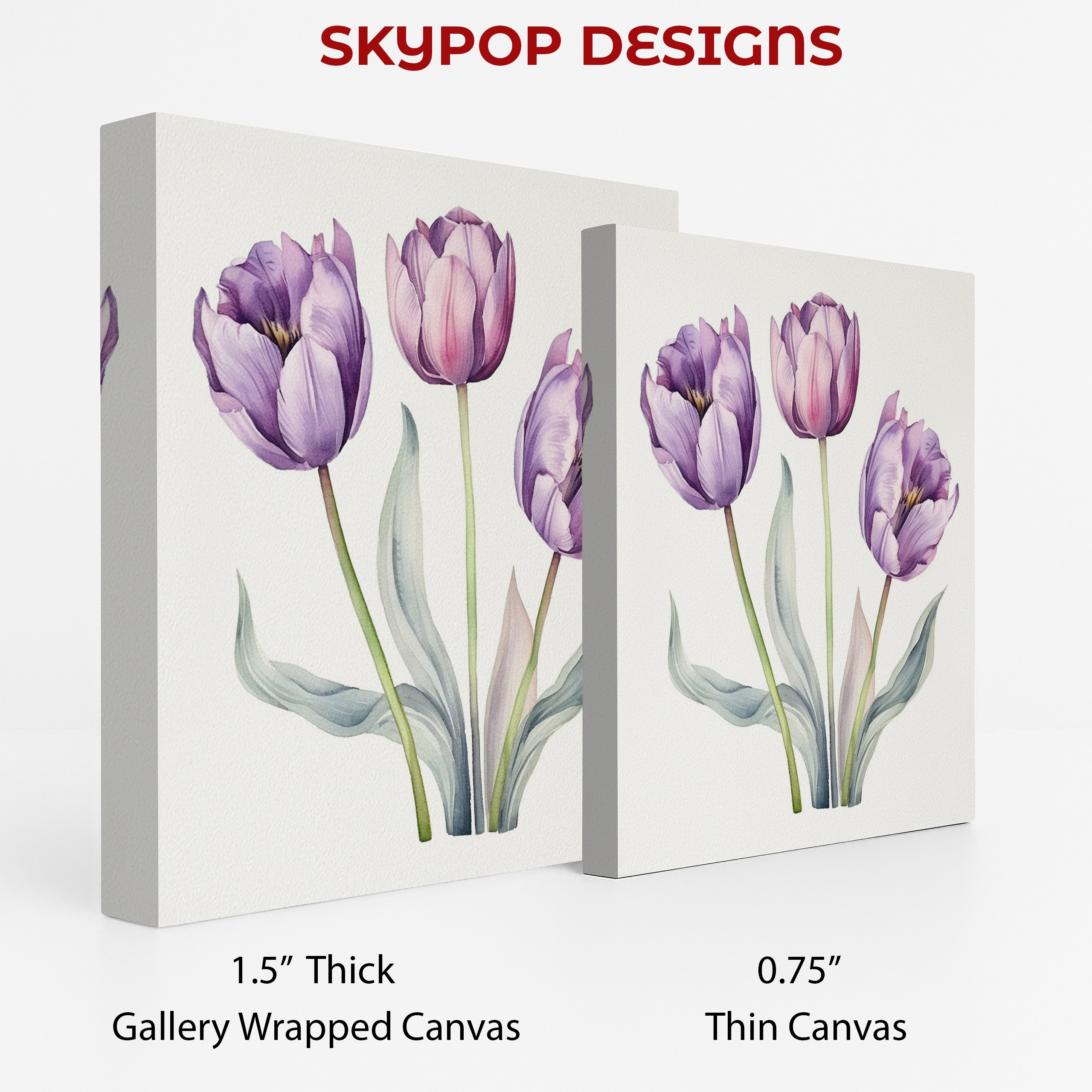 2.jpg Purple Tulip Art