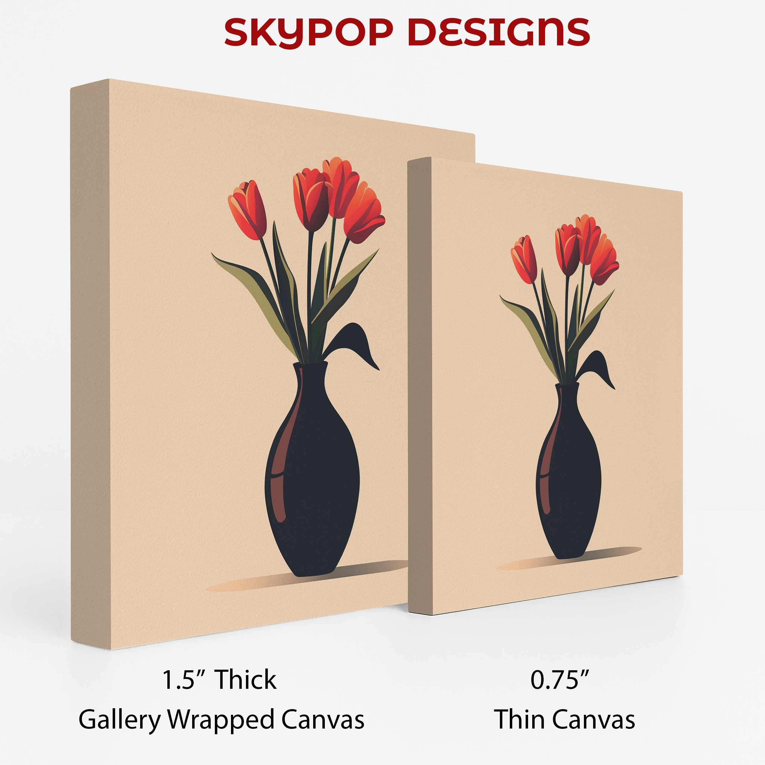 2.jpg Red Tulips Art