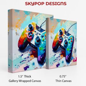 Gaming Controller Explosion Art