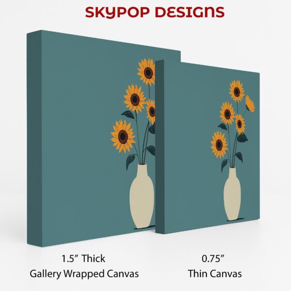 Sunflower Vase Art