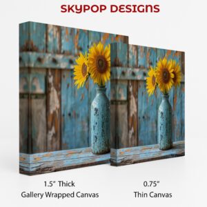 Sunflower Vase Art