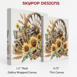Sunflower Wagon Art