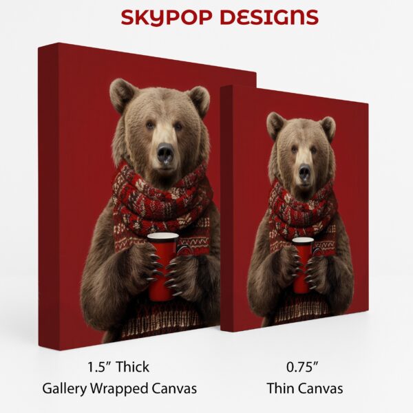 Bear With Coffee Art