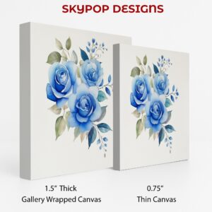 Blue Rose Bouquet Art