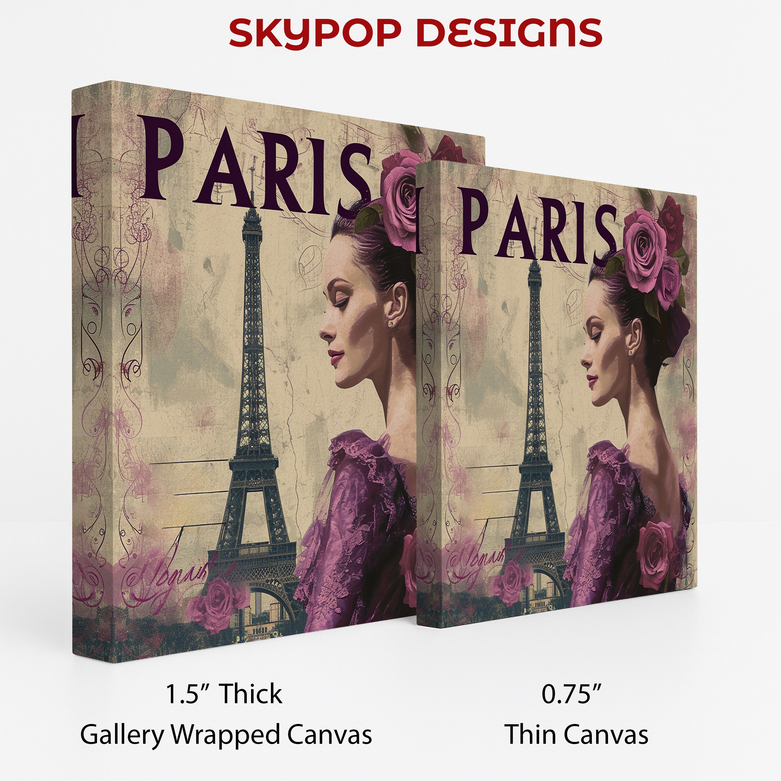 2.jpg Parisian Romance Eiffel Tower Art
