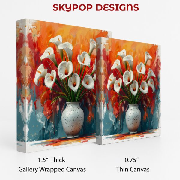 Calla Lily Vase Art
