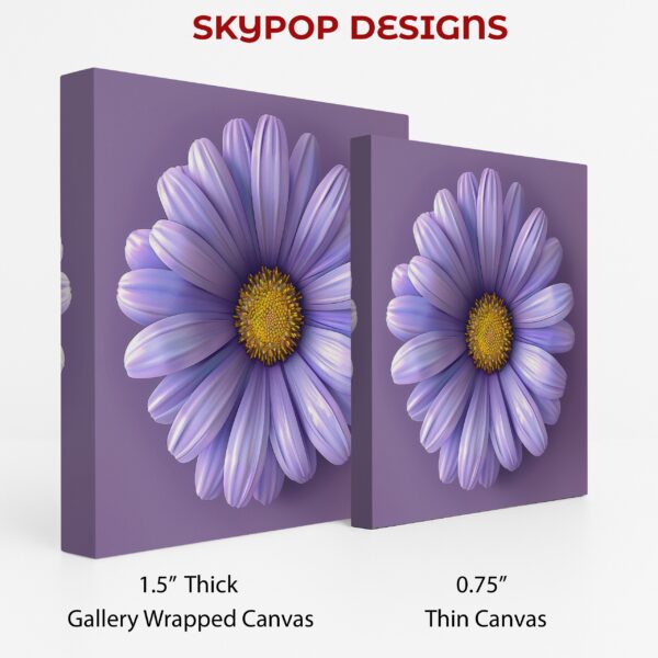 Lavender Daisy Bloom Art