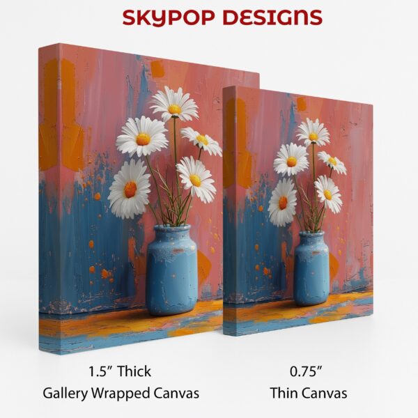 Daisy Vase Splash Art