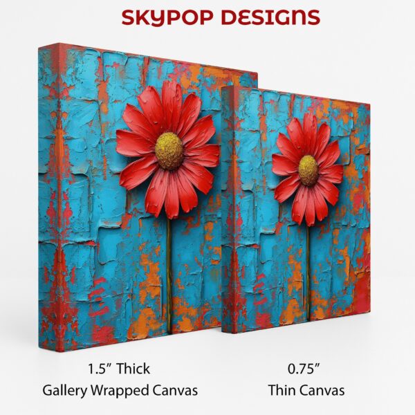 Red Daisy Art