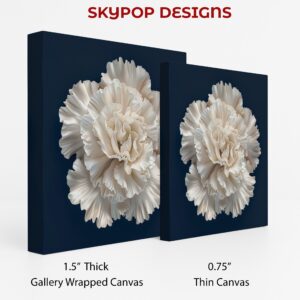 White Carnation Flower Art