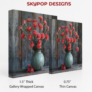 Carnation Vase Art