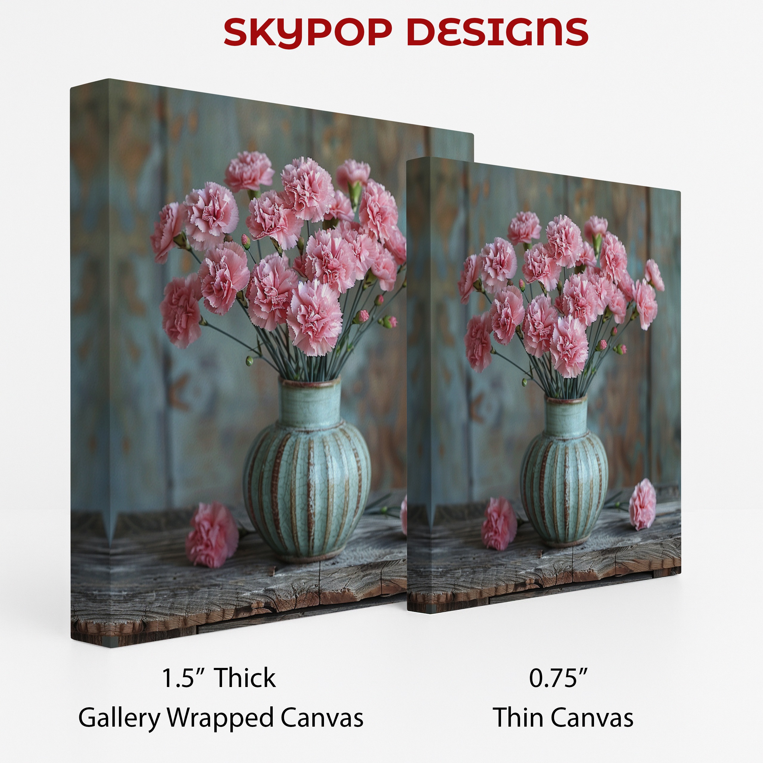 2.jpg Pink Carnations Art