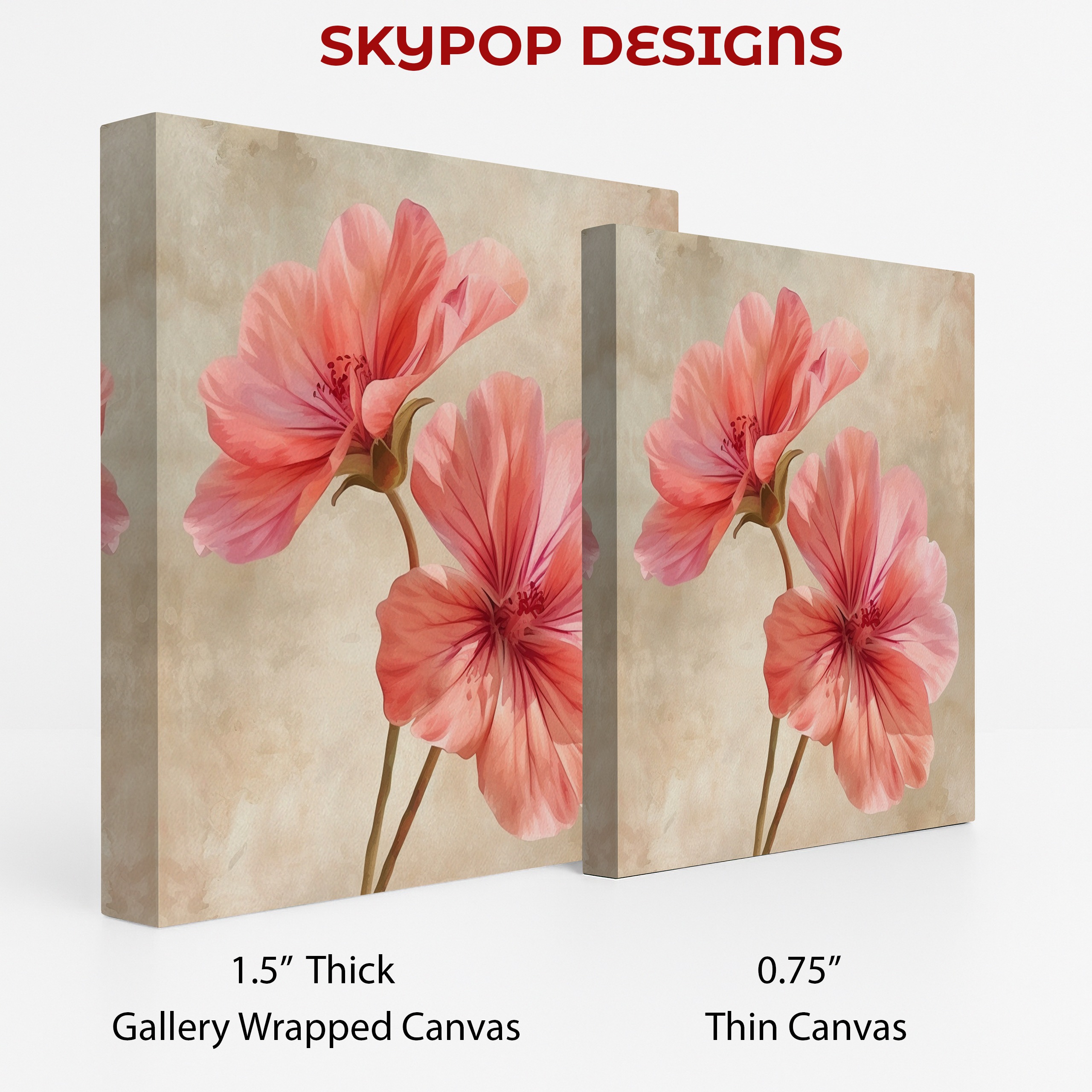2.jpg Geranium Blooms Art