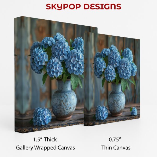 Blue Hydrangea Vase Art